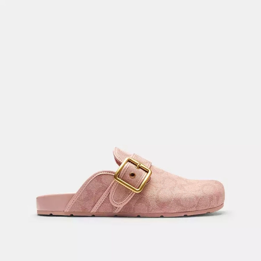 New! Coach Women's Pink 🩷 Archival Buckle Clog (LAST ONE!)